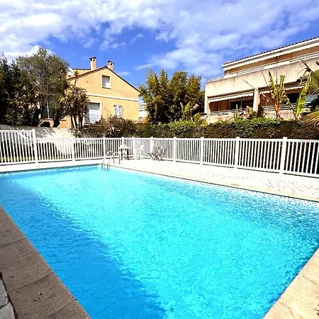 بيت للعطل Cap Et Soleil Peaceful Private Garden, 2 Terraces, Pool, Garage, 5 Min Walk To أنتيب
