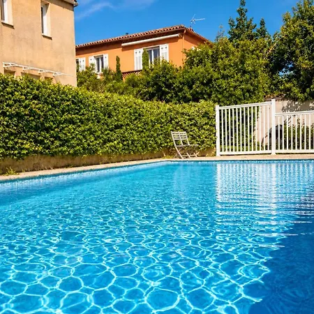 Cap Et Soleil Peaceful Private Garden, 2 Terraces, Pool, Garage, 5 Min Walk To